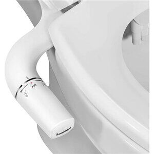 Ultra-Slim Bidet, Minimalist Bidet for Toilet with Non-Electric Dual Nozzle